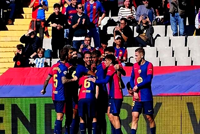 熊猫直播-神奇梅西连场破门,巴萨保持不败